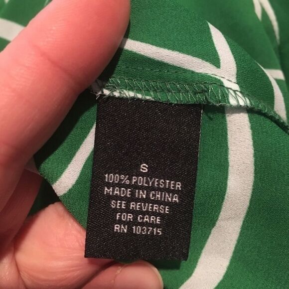 Zac & Rachel Green & White lightweight top - Picture 9 of 10